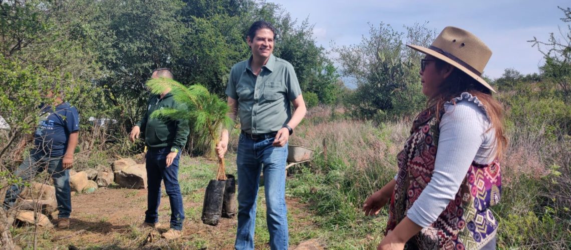 Encabeza Alfonso Martínez reforestación y crea un nuevo bosque en Morelia-01